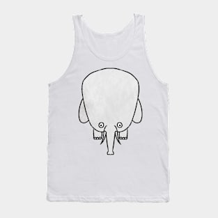 Big head elephant Tank Top